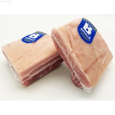 P30L BATALLE西班牙白豚帶皮挑骨豬腩(無激素，無瘦肉精，約500~650g/塊)會員價HK$98.00/kg(價格以過磅為準)